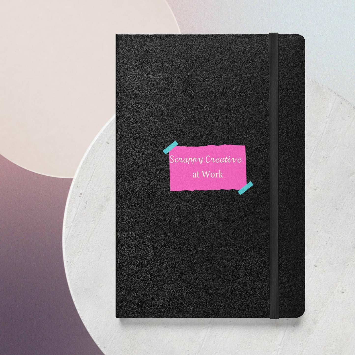 Inspirational 'Scrappy Creative at Work' Notebook – Fuel Your Creativity with Every Page!