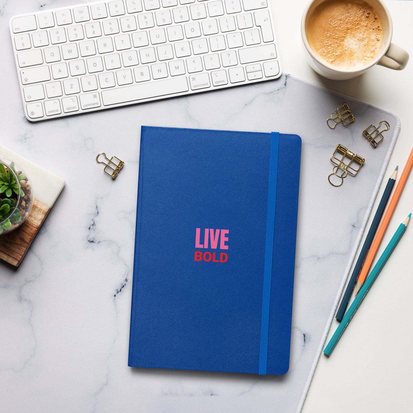 Live Bold Notebook: A Journal for Dreamers and Doers