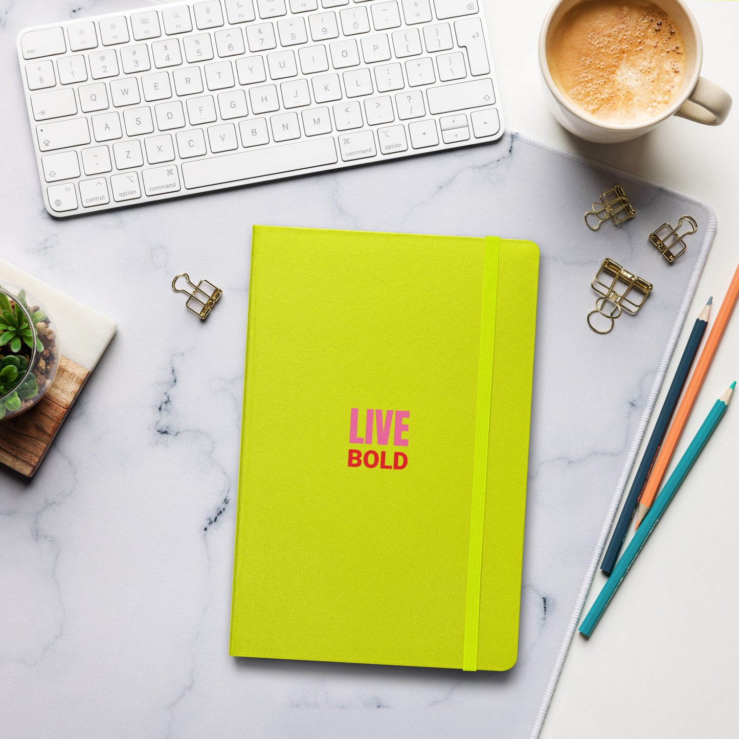 Live Bold Notebook: A Journal for Dreamers and Doers