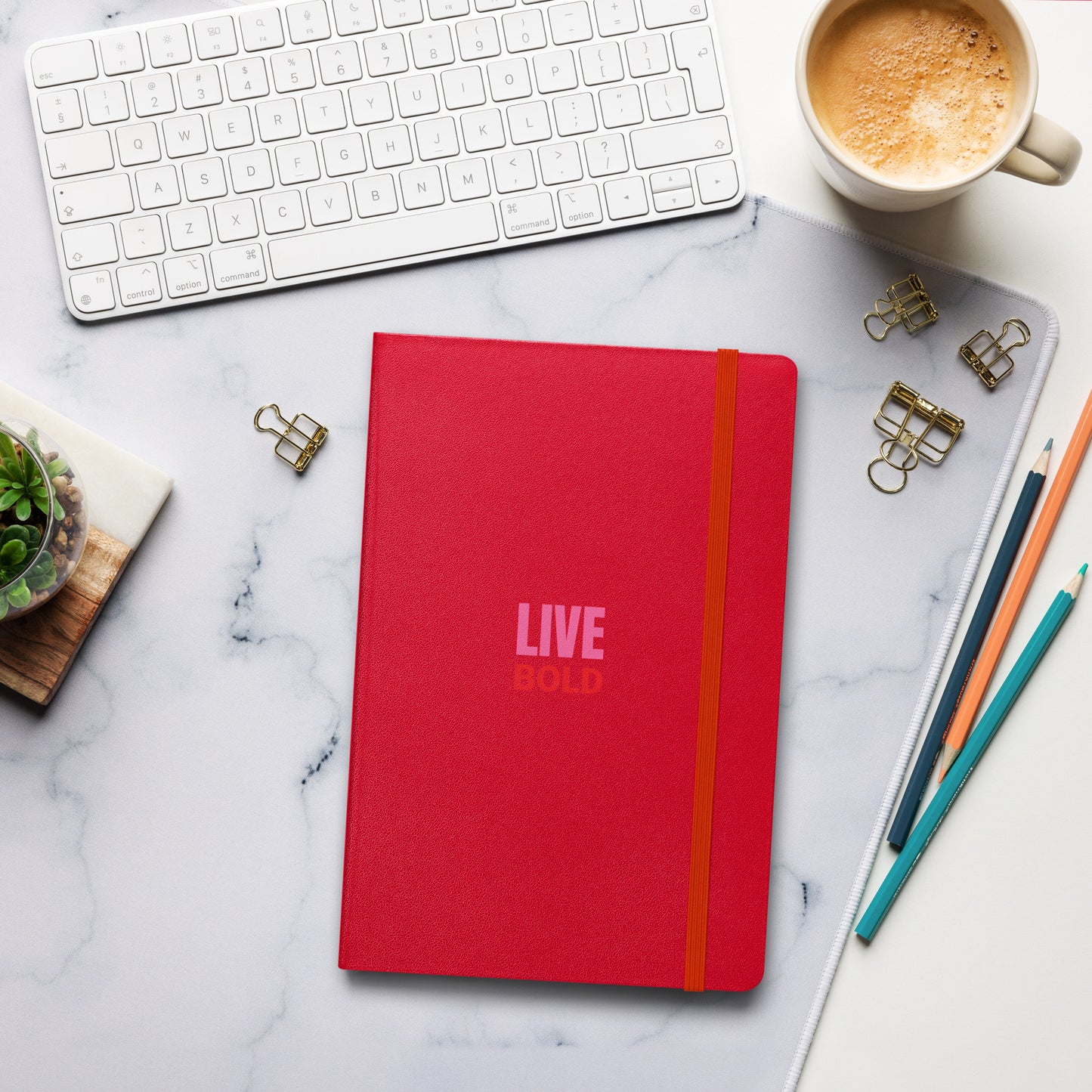 Live Bold Notebook: A Journal for Dreamers and Doers
