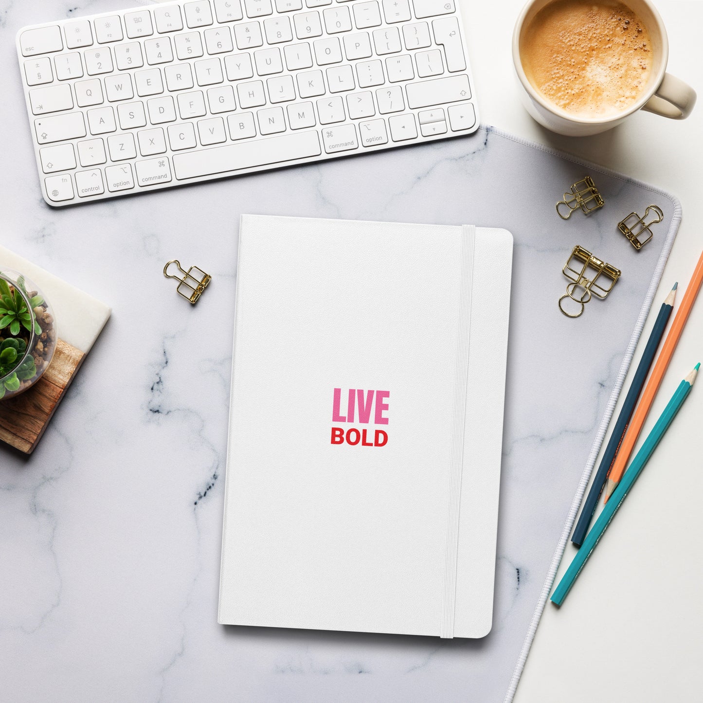 Live Bold Notebook: A Journal for Dreamers and Doers