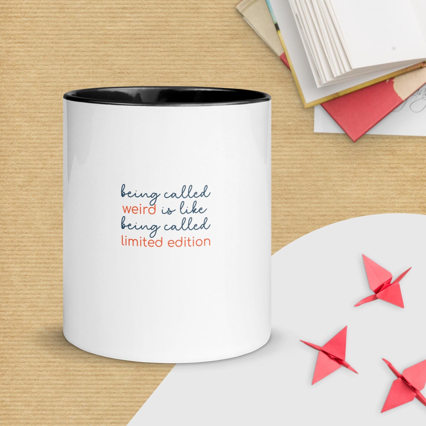 Embrace Your Unique Brew: Sip in Style with Our 'Being Weird' Limited Edition Coffee Mug