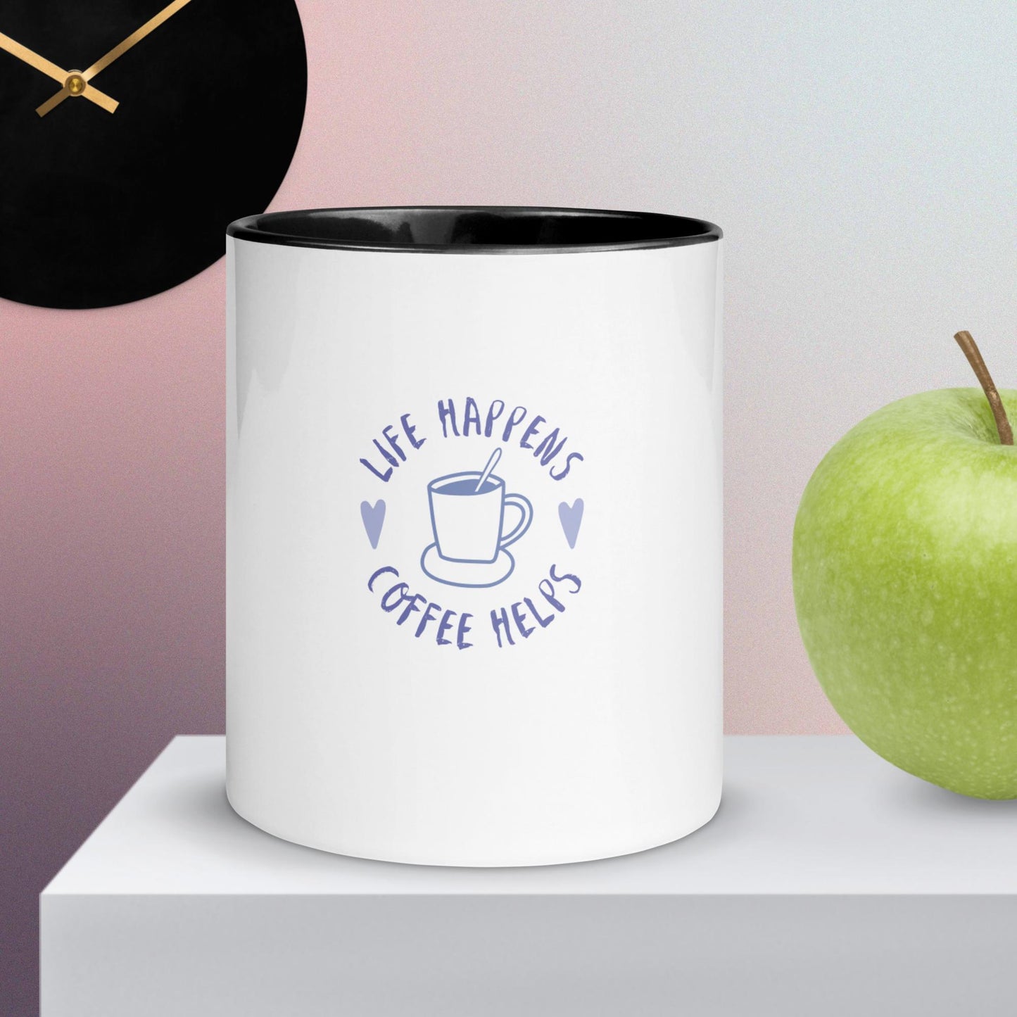 Life Happens Coffee Helps: A Mug for Your Daily Dose of Humor and Wisdom