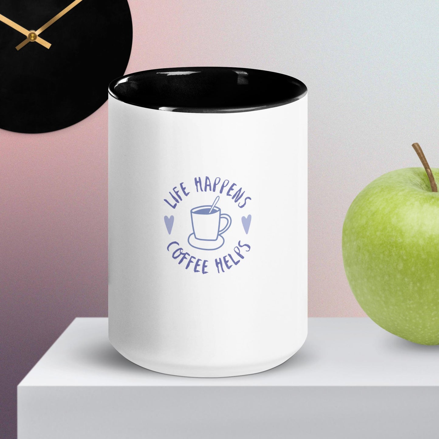 Life Happens Coffee Helps: A Mug for Your Daily Dose of Humor and Wisdom
