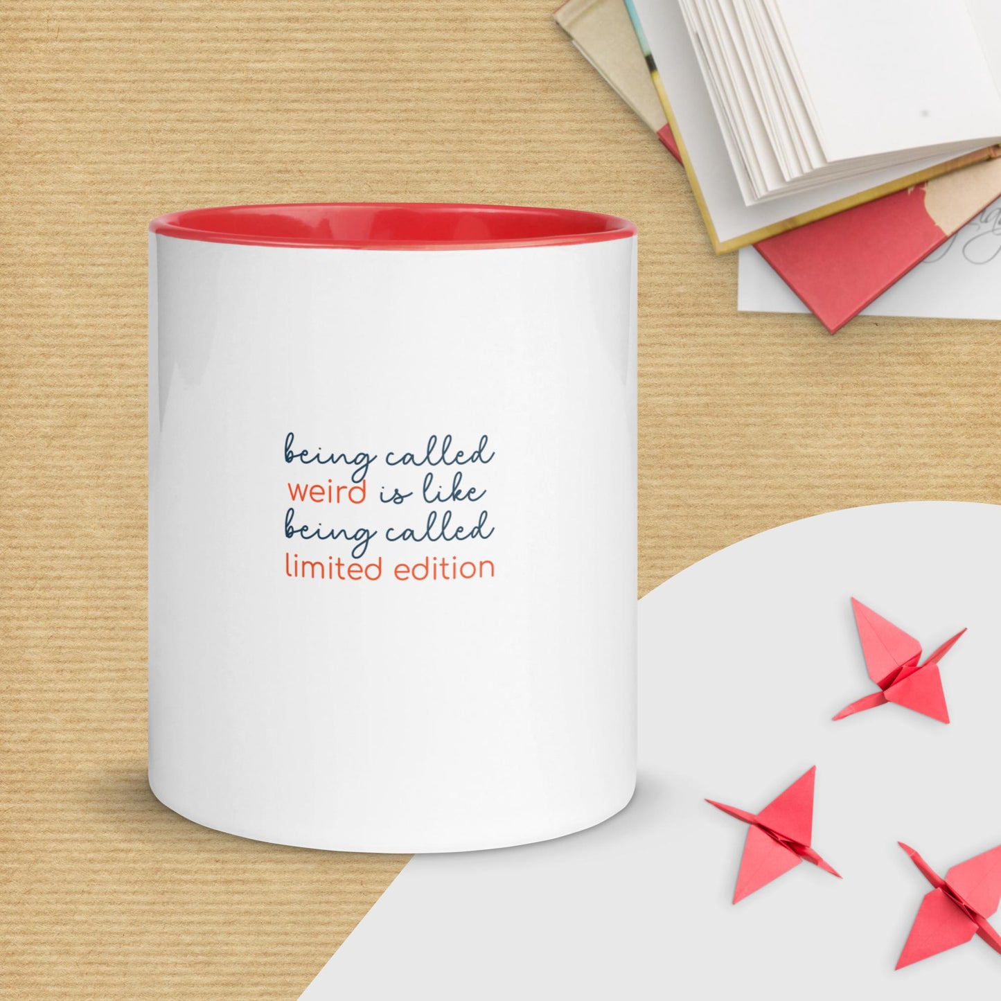 Embrace Your Unique Brew: Sip in Style with Our 'Being Weird' Limited Edition Coffee Mug