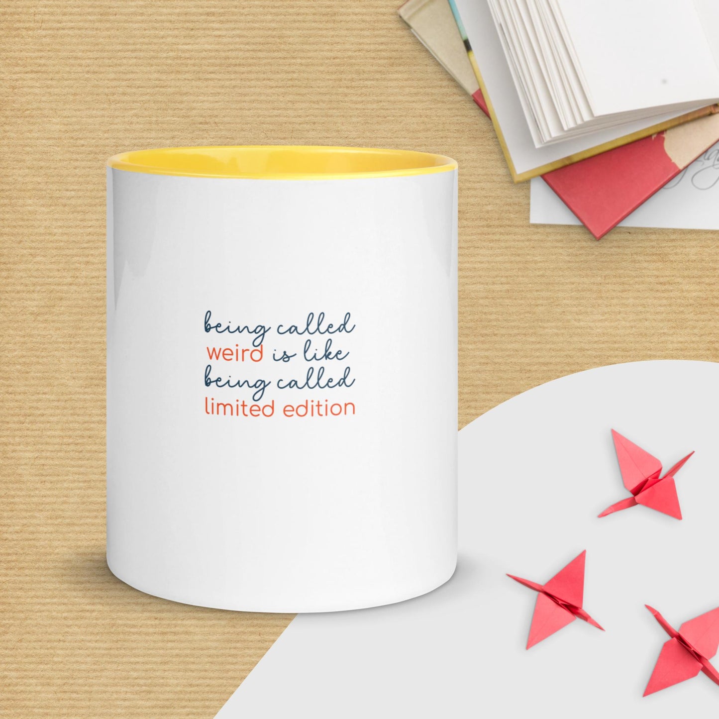 Embrace Your Unique Brew: Sip in Style with Our 'Being Weird' Limited Edition Coffee Mug