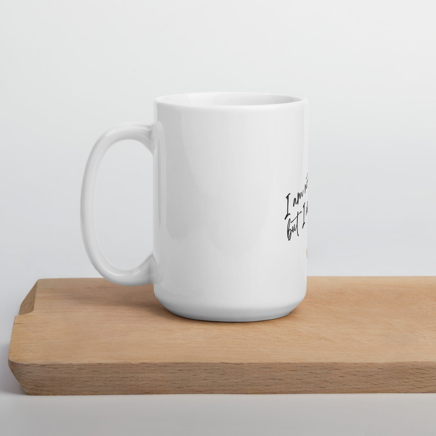 Embrace Your Imperfection: 'I Am Not Perfect, But I Am Enough' Coffee Mug - Sip Confidence Every Morning!