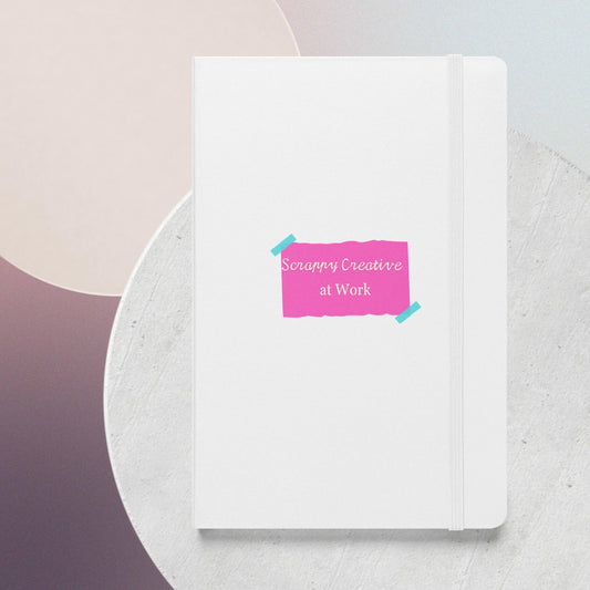 Inspirational 'Scrappy Creative at Work' Notebook – Fuel Your Creativity with Every Page!